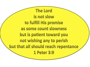 God is patient! 
